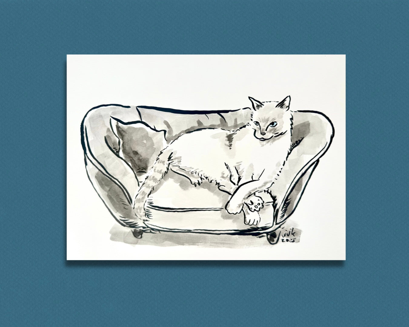 Your Cat: Custom Pet Portrait Hand-Drawn by Jarrett J. Krosoczka!