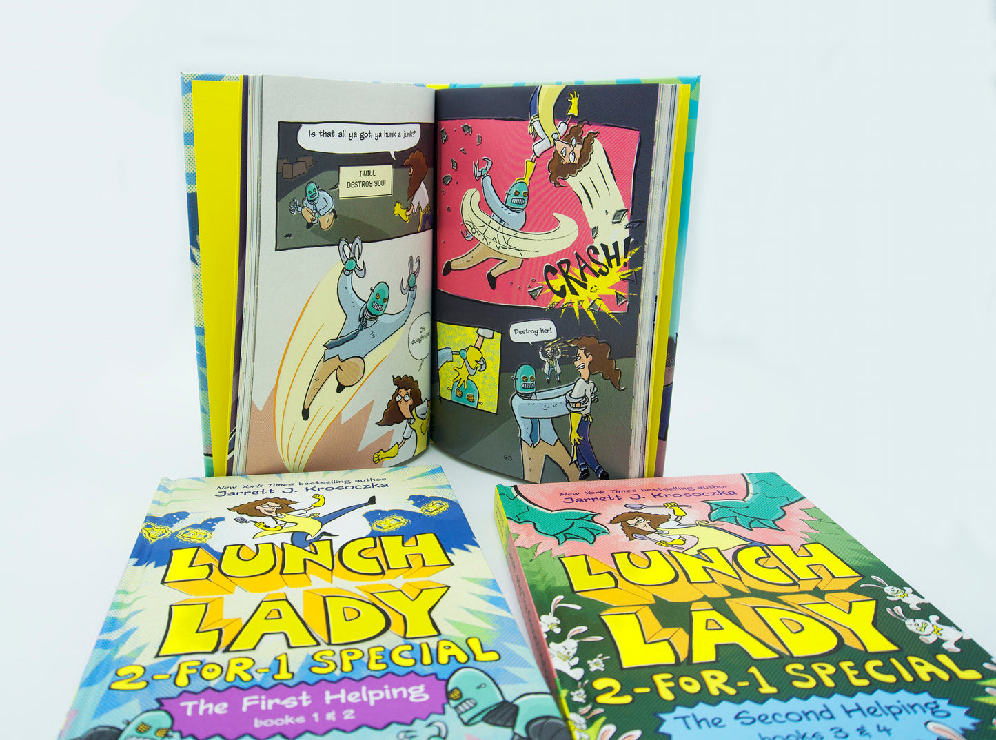 LUNCH LADY graphic novels signed & personalized