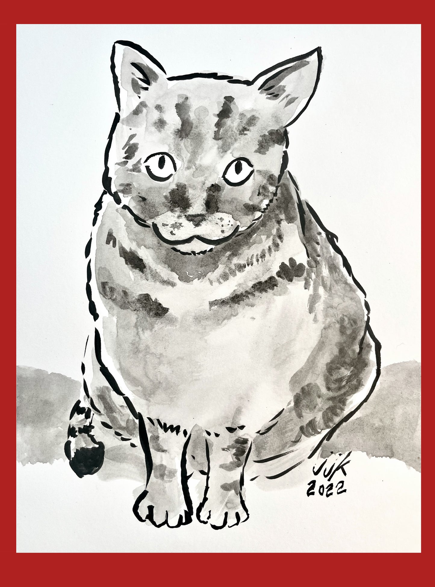 Your Cat: Custom Pet Portrait Hand-Drawn by Jarrett J. Krosoczka!
