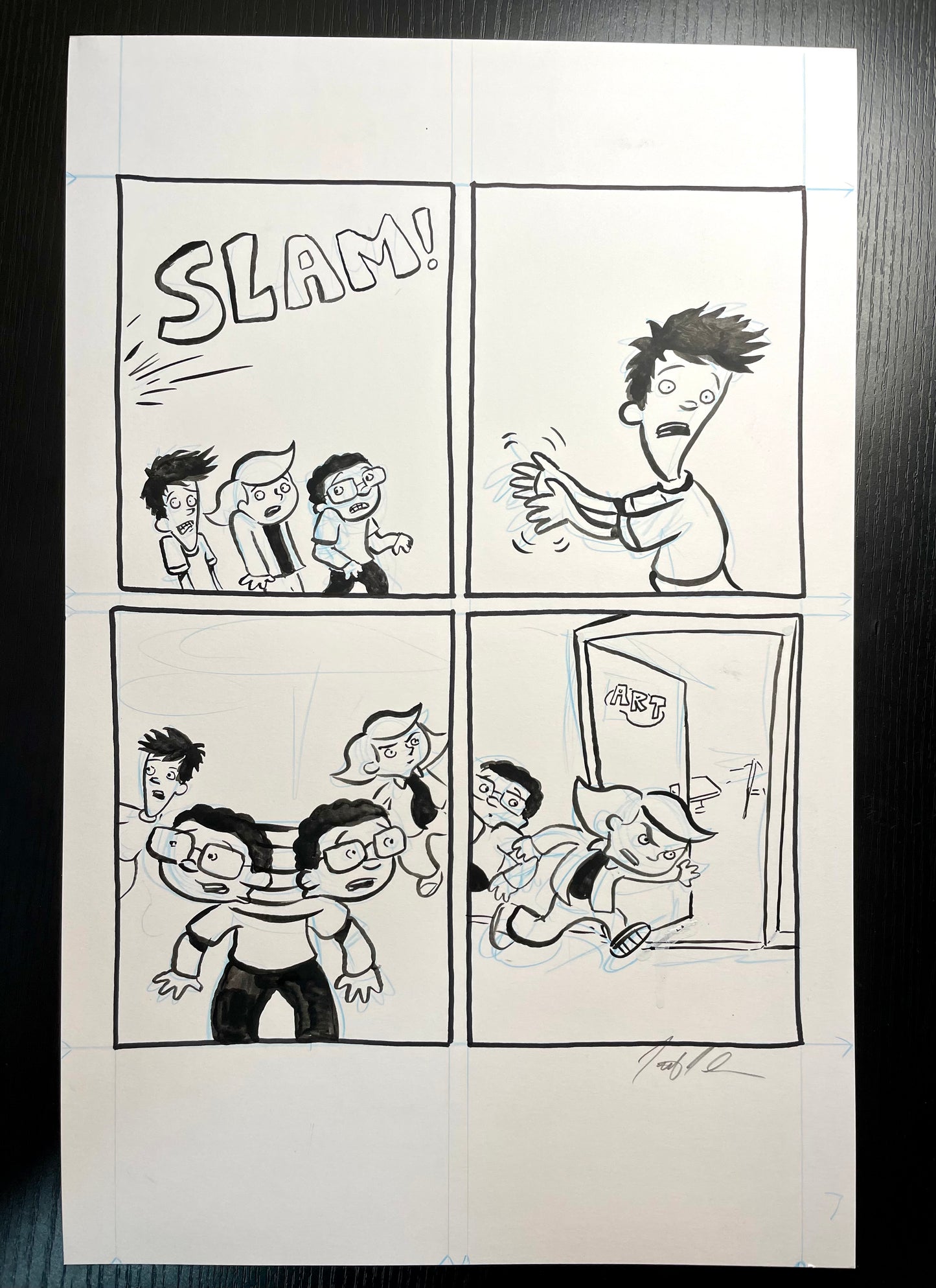 Original Art from Comics Squad: Detention, Breakfast Bunch short by Jarrett J. Krosoczka