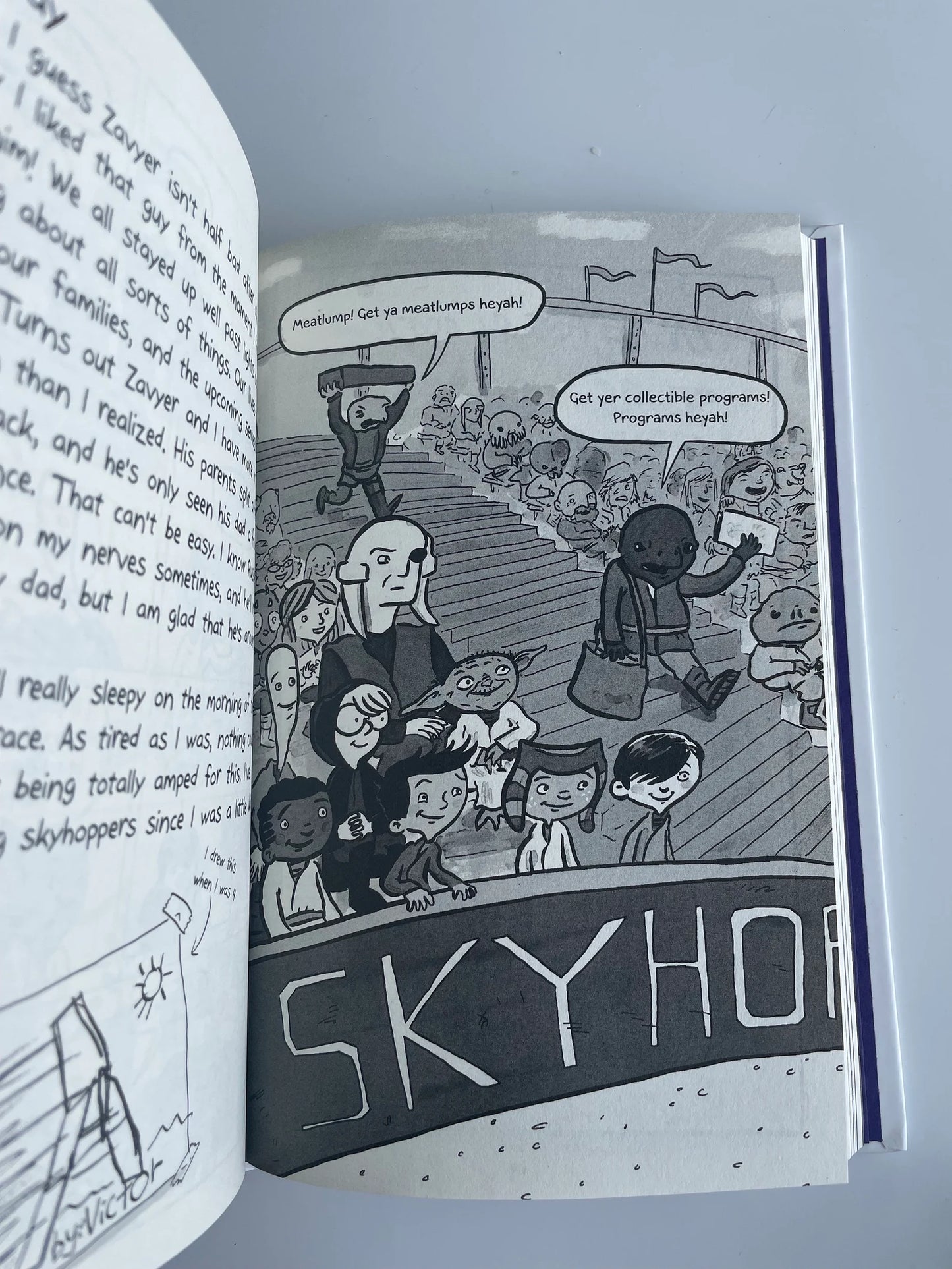 Original Art from Jedi Academy: The Force Oversleeps by Jarrett J. Krosoczka, Page 63