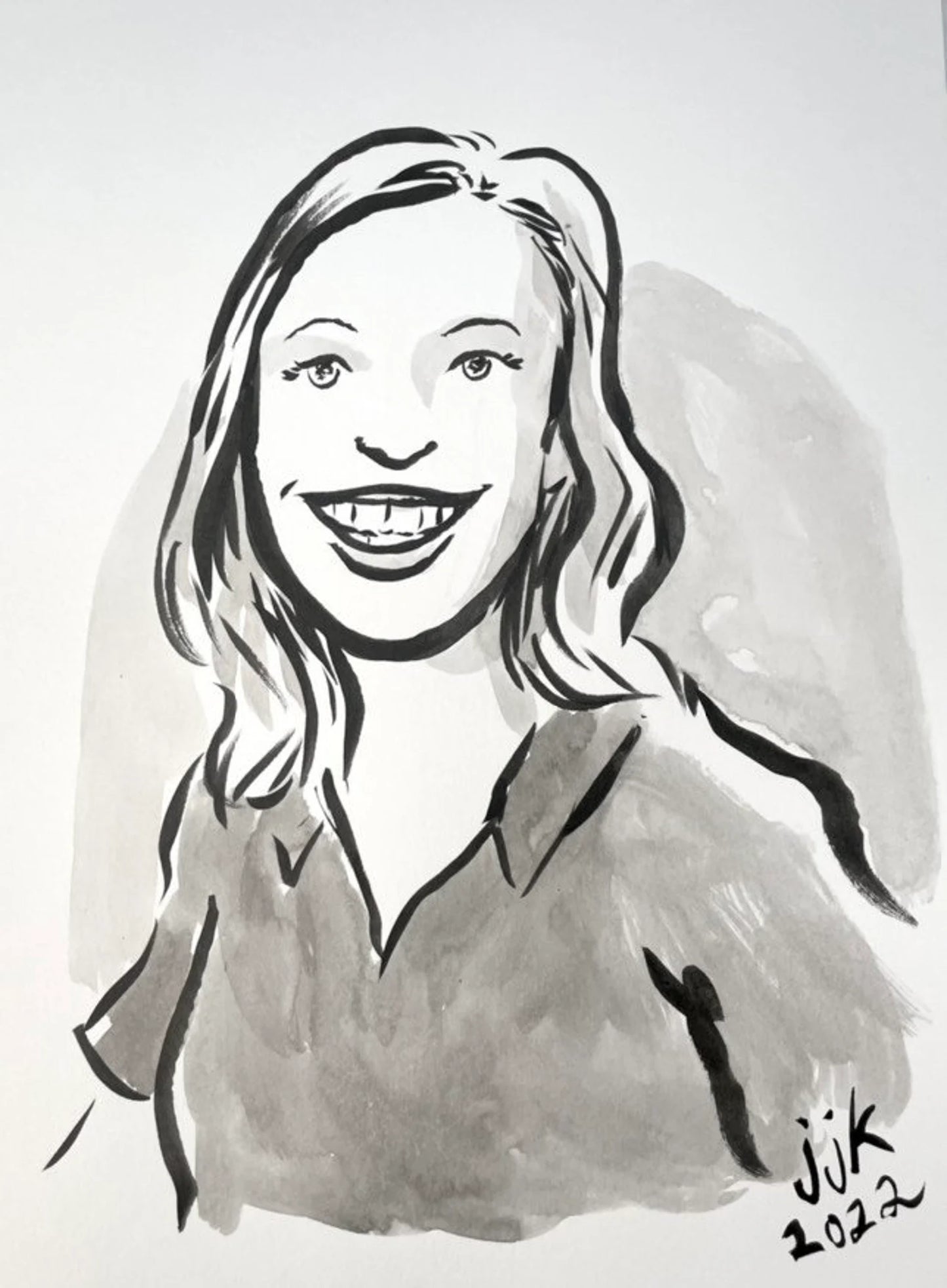 A Loved Adult Drawn by Jarrett J. Krosoczka!