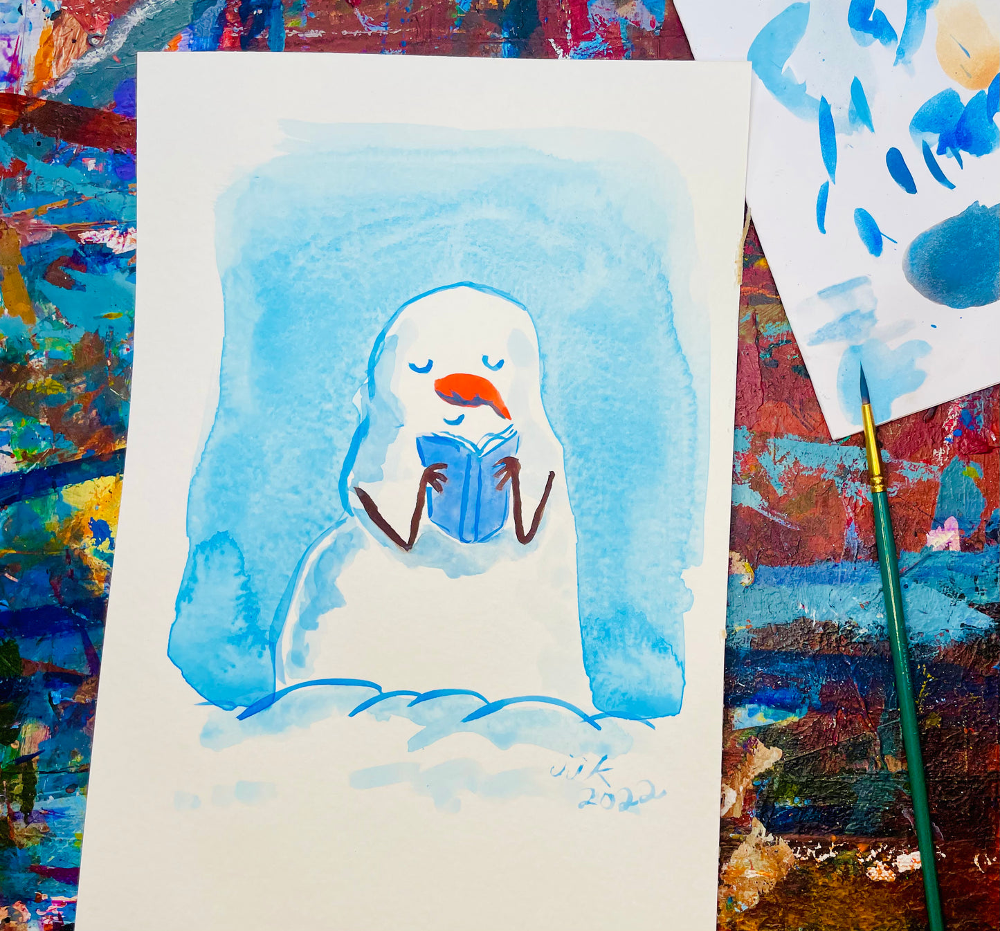 Snowreader by Jarrett J. Krosoczka