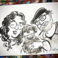 Couple with their pet—drawn by Jarrett J. Krosoczka