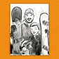 Your Kid & their Dad drawn in ink by Jarrett J. Krosoczka