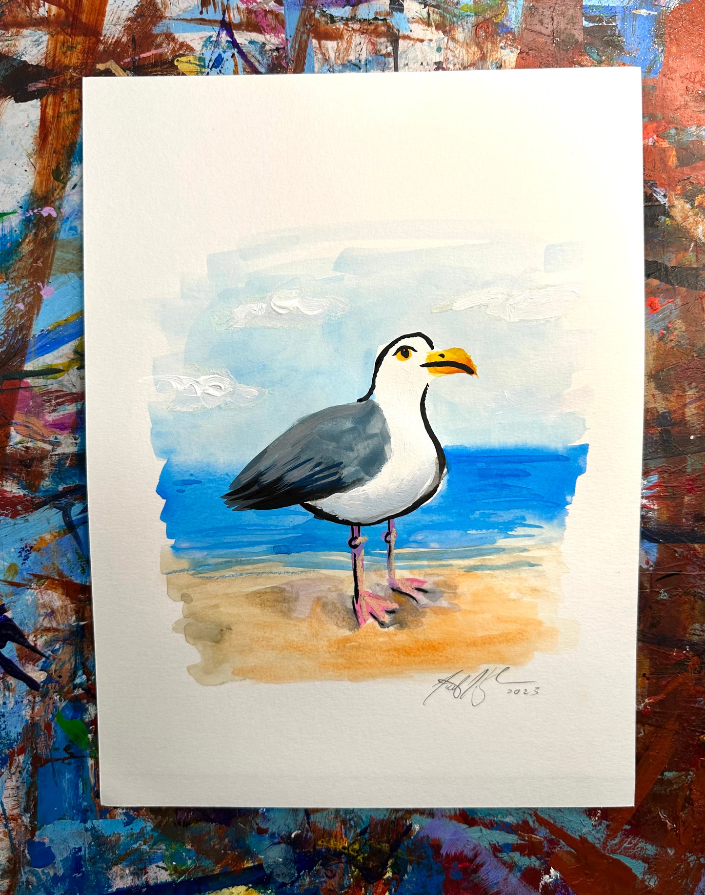 Daily Seagull #1 by Jarrett J. Krosoczka