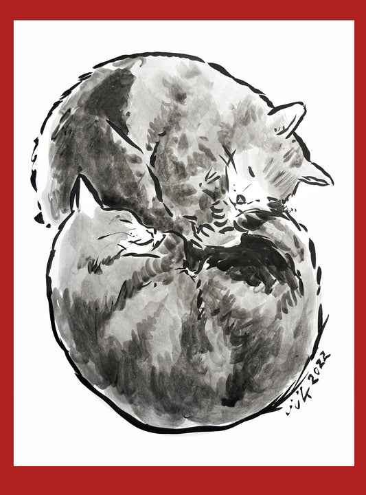 Your TWO Cats drawn by Jarrett J. Krosoczka!