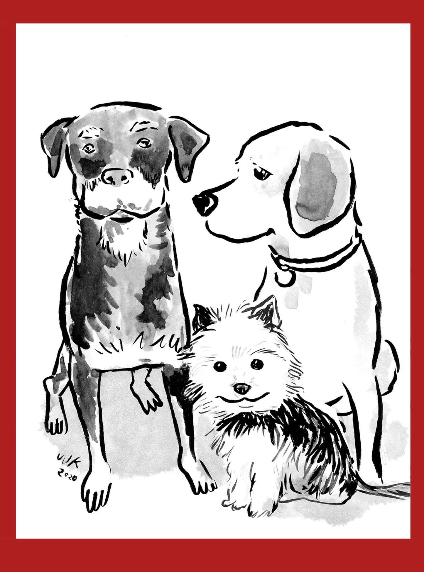 Your THREE Pets drawn by Jarrett J. Krosoczka!