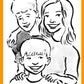 Your THREE Kids Drawn by Jarrett J. Krosoczka!