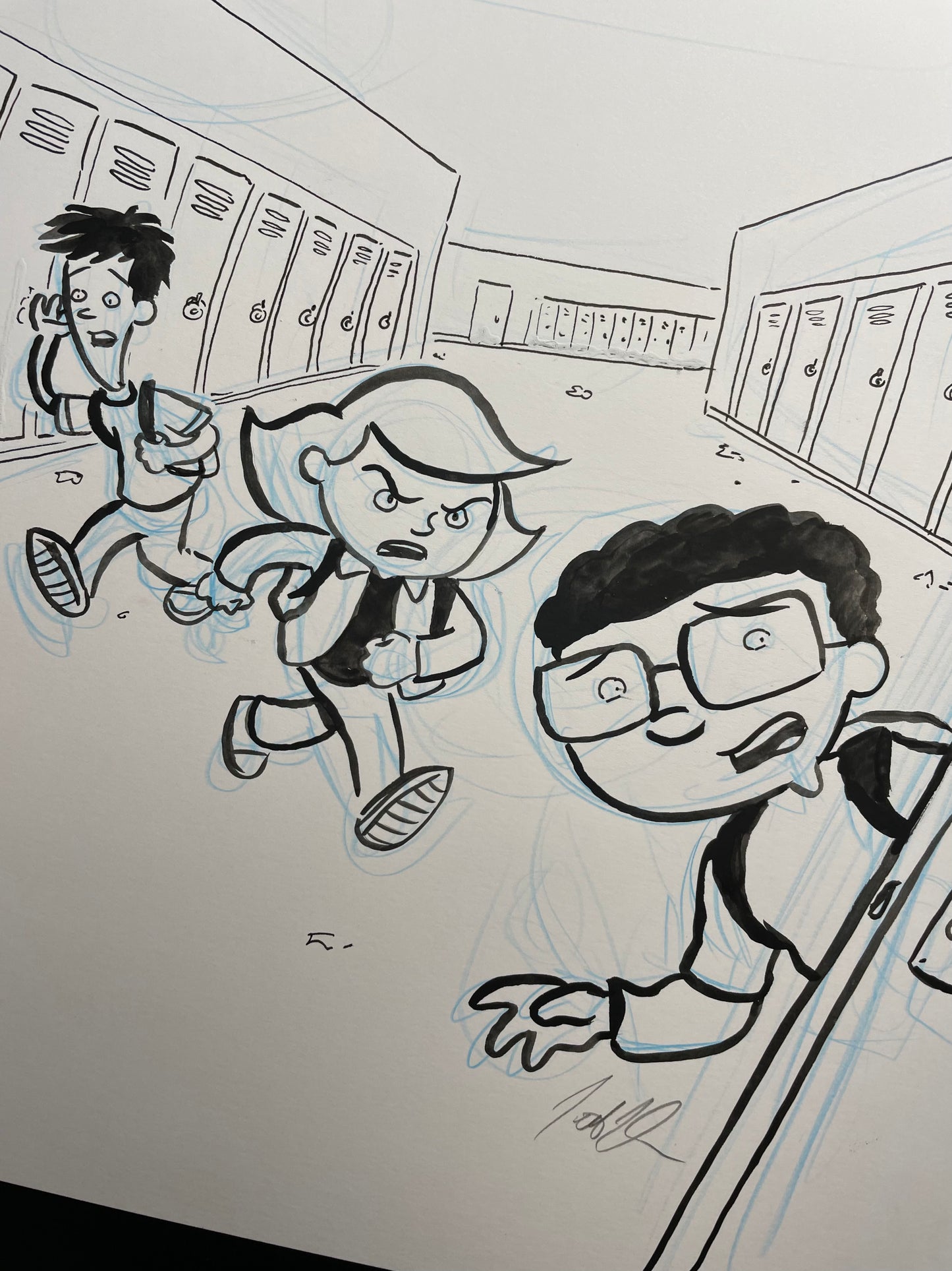 Original Art from Comics Squad: Detention, Breakfast Bunch short by Jarrett J. Krosoczka