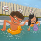 Original Art from HOP, HOP, JUMP! illustrated by Jarrett J. Krosoczka