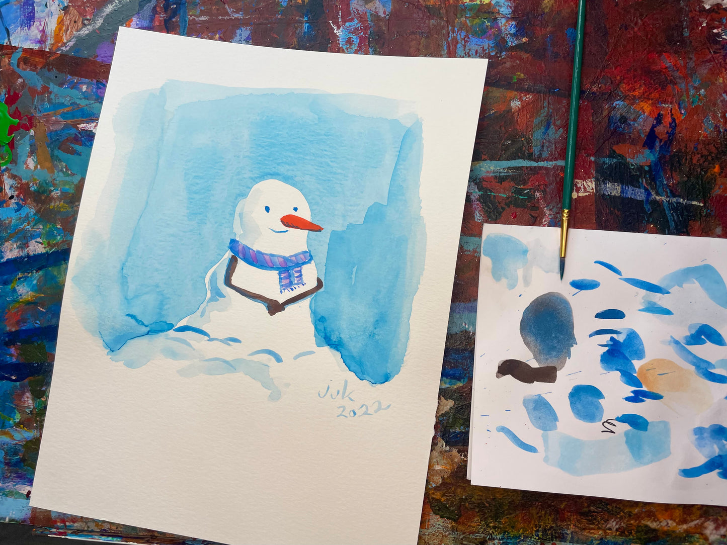 Happy Snowman by Jarrett J. Krosoczka