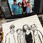 Your Family of FOUR drawn by Jarrett J. Krosoczka!