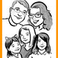 Your Family of FIVE drawn by Jarrett J. Krosoczka!