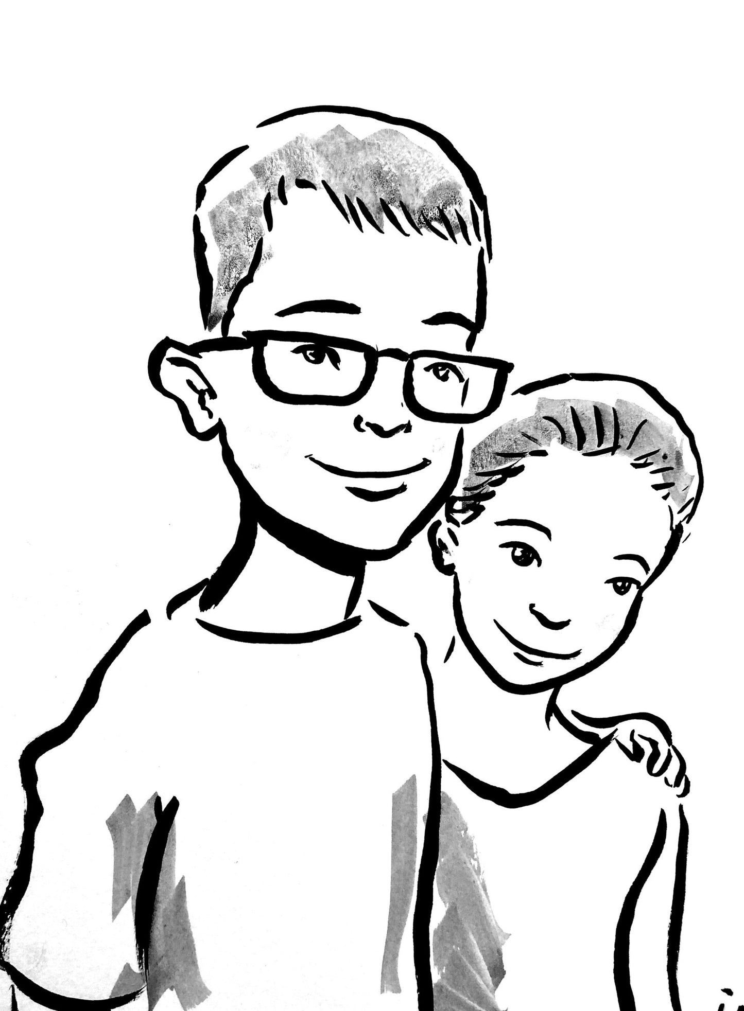 Your TWO Kids Drawn by Jarrett J. Krosoczka