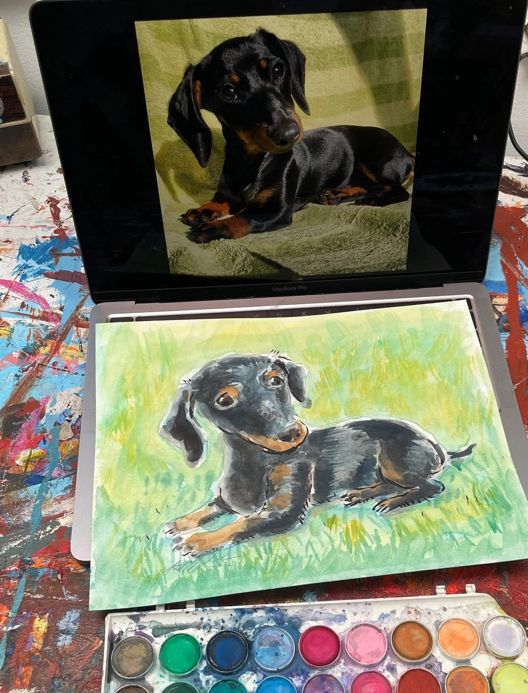 Your Pet Painted in Watercolors by Jarrett J. Krosoczka