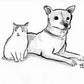 Your TWO Dogs drawn by Jarrett J. Krosoczka!