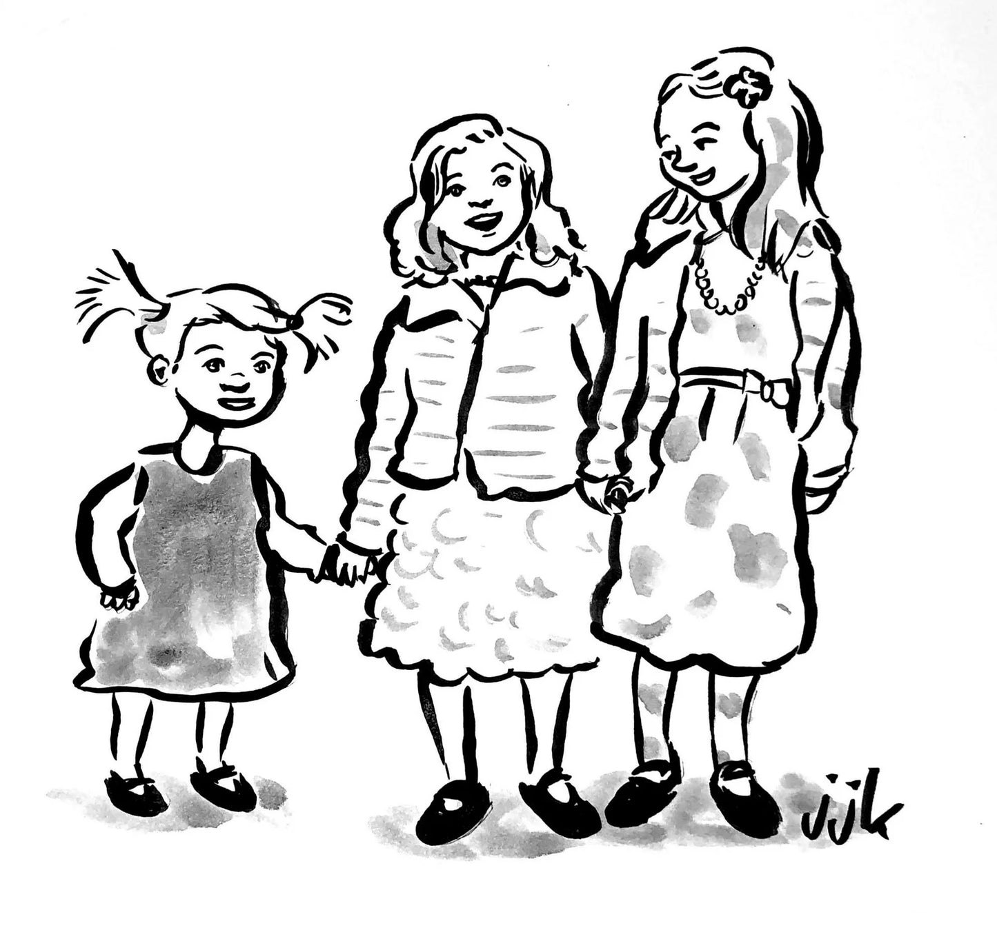 Your THREE Kids Drawn by Jarrett J. Krosoczka!
