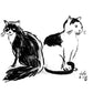 Your TWO Cats drawn by Jarrett J. Krosoczka!