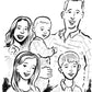 Your Family of FIVE drawn by Jarrett J. Krosoczka!