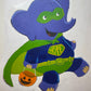 Elephant Trick-or-Treating as a Superhero