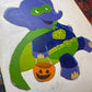 Elephant Trick-or-Treating as a Superhero